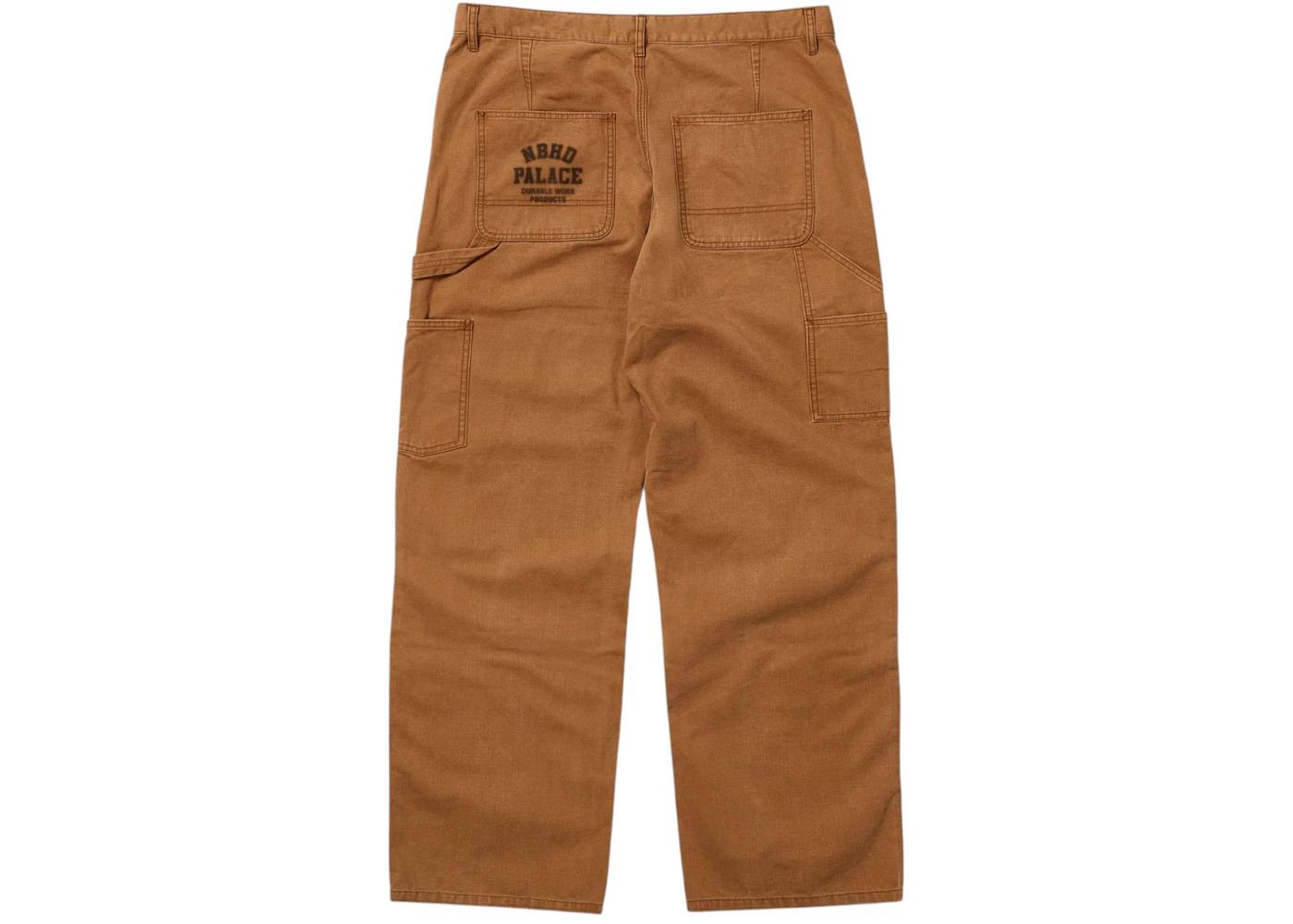 Palace x Neighborhood Duck Painter Pants Brown - 2