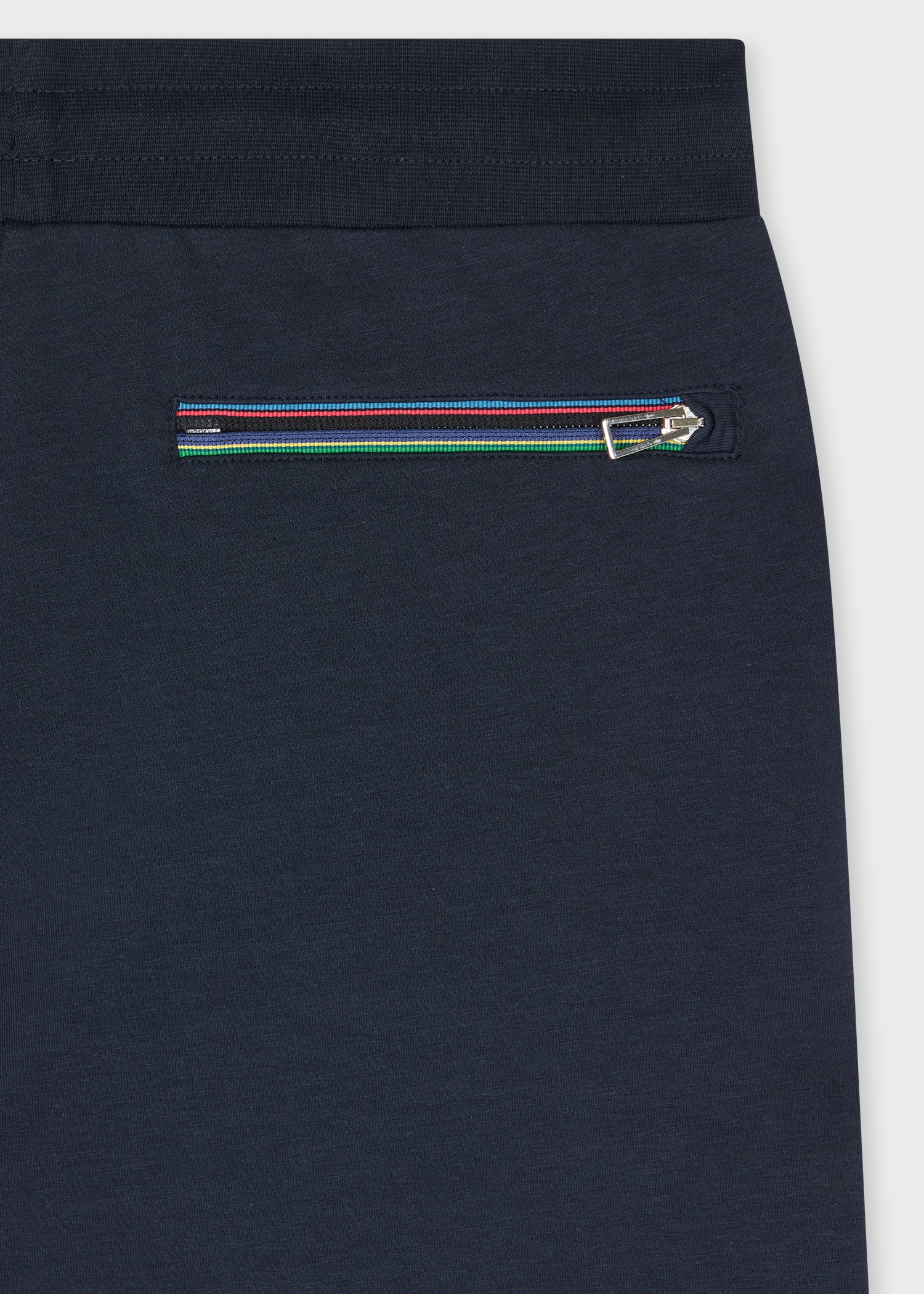 Navy Double Face Cotton-Blend Sweatpants - 2