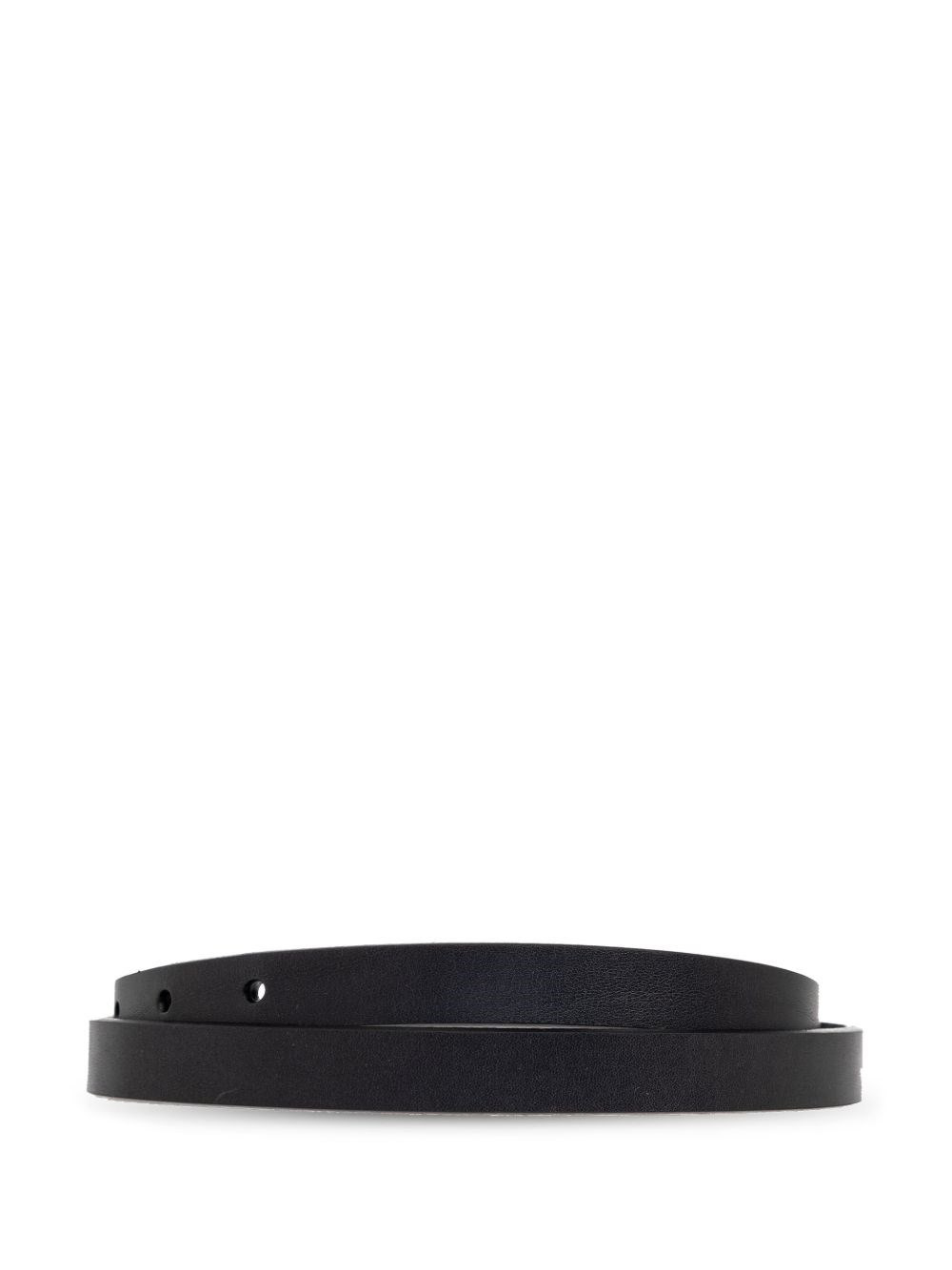 Rounded Soft leather belt - 3