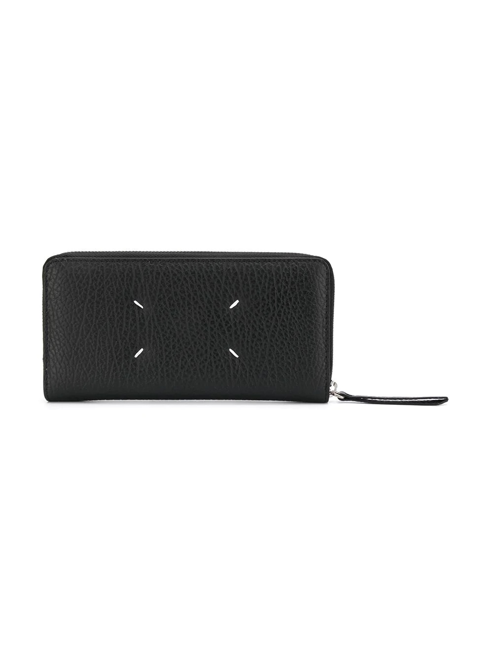 textured zip around wallet - 2