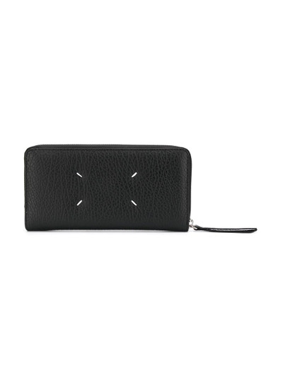 Maison Margiela textured zip around wallet outlook