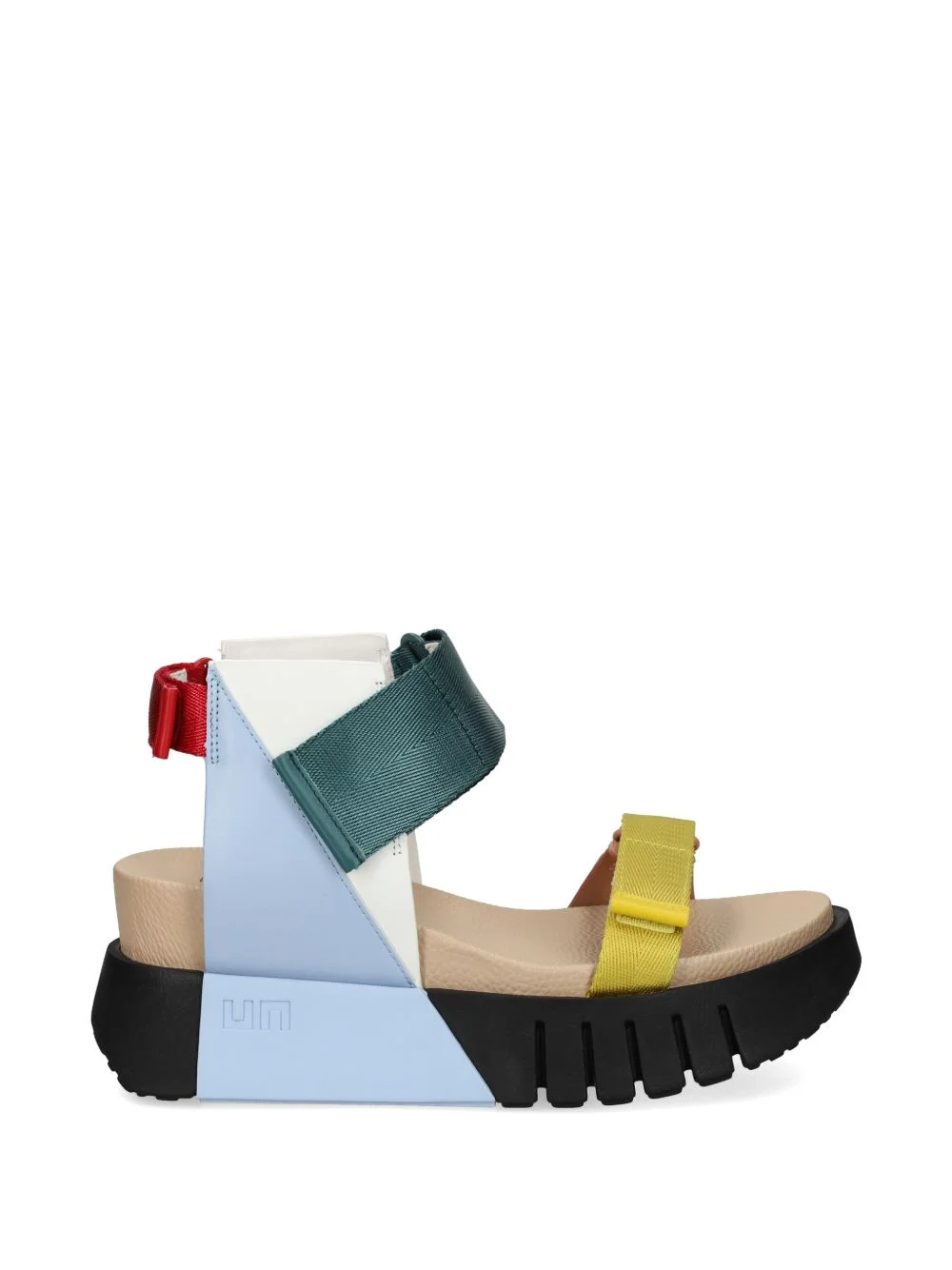 Delta Run touch-strap platform sandals - 1