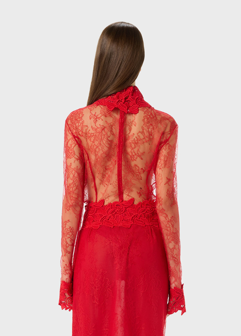 CHANTILLY LACE BODY WITH MACRAME DETAILS 3