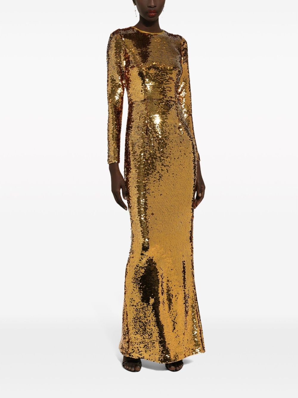 sequinned mermaid gown - 2