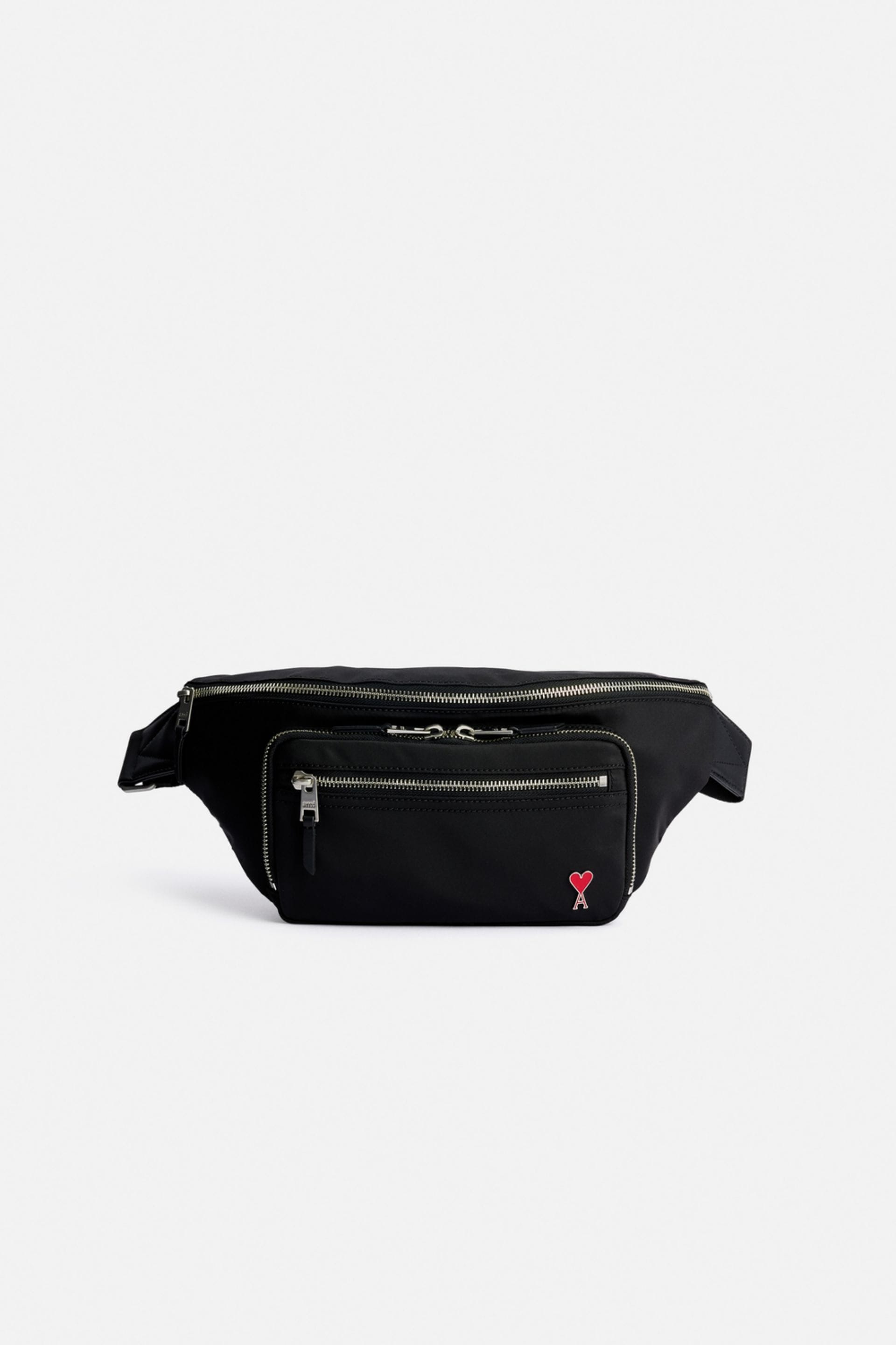 AMI Paris logo-plaque belt bag | REVERSIBLE