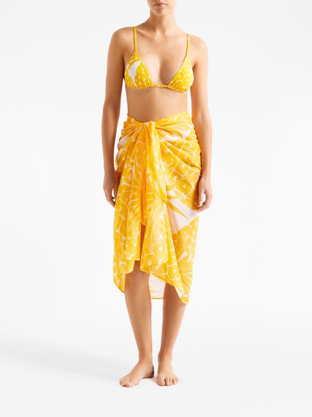 Daniela pineapple-print sarong - 3