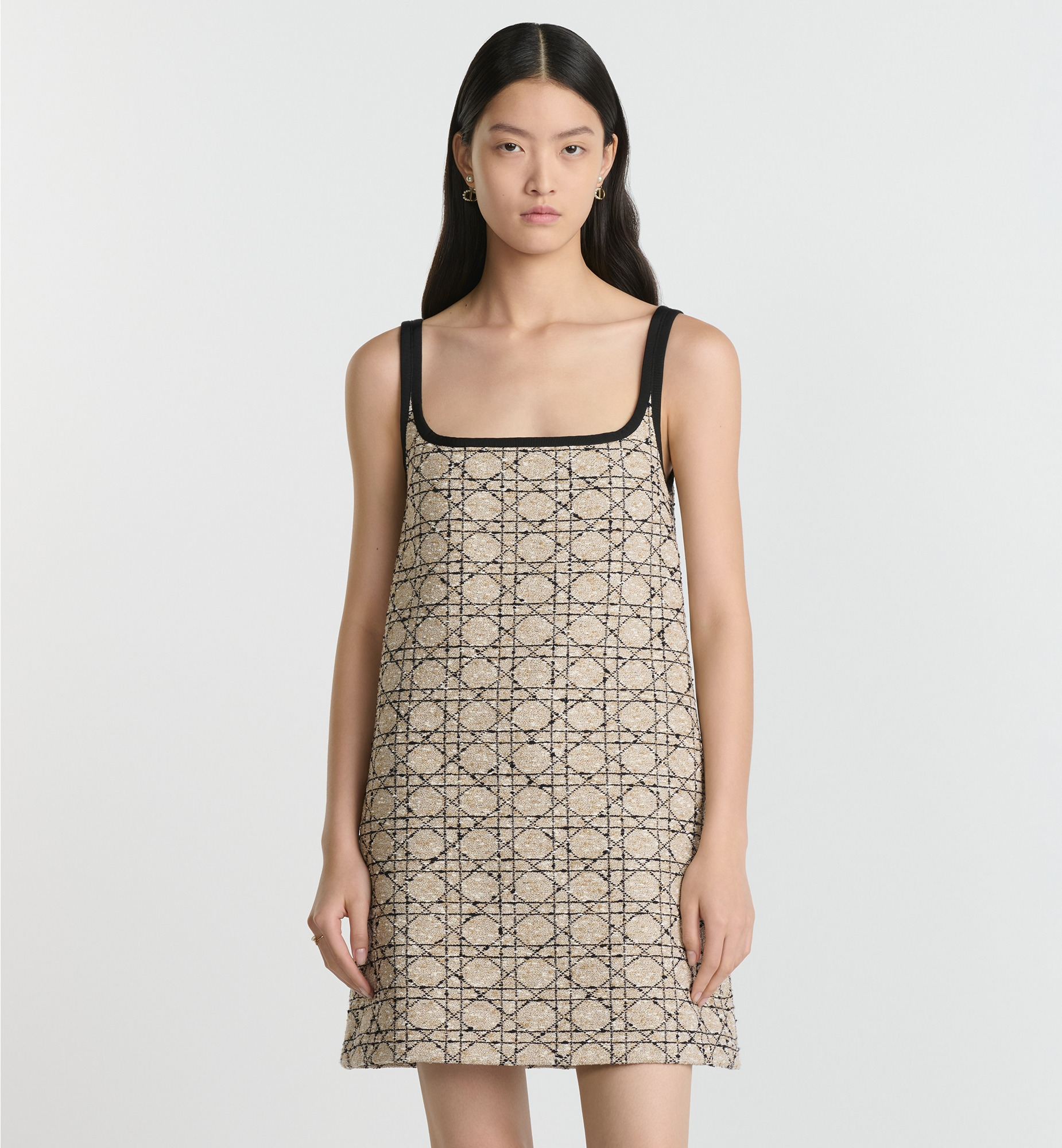 Short Flared Cannage Dress - 3