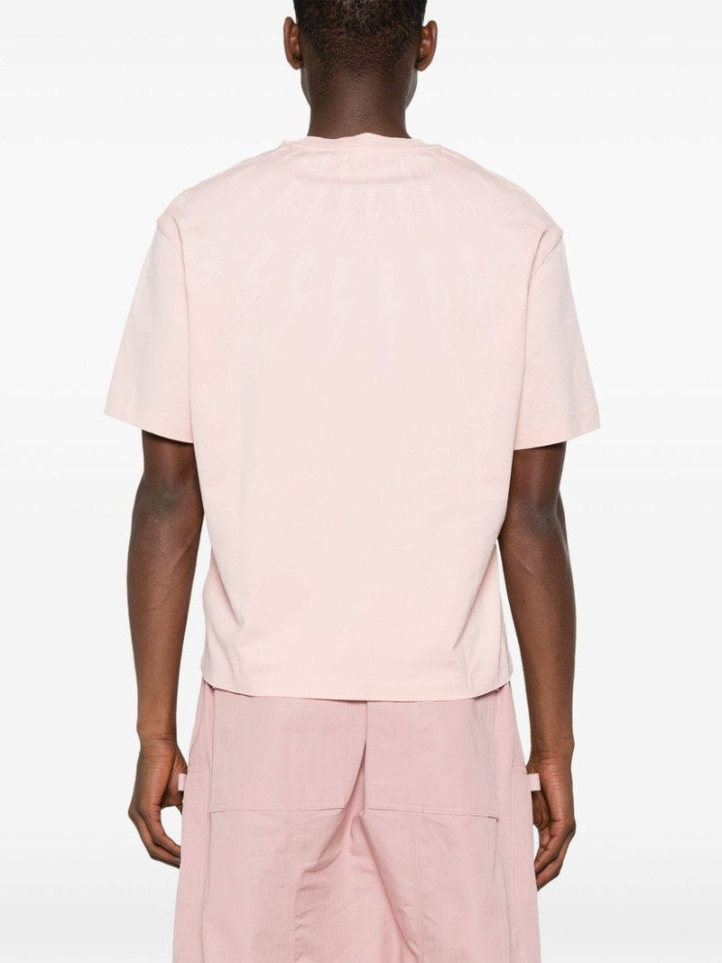 Thunderbolt-print cotton T-shirt 4