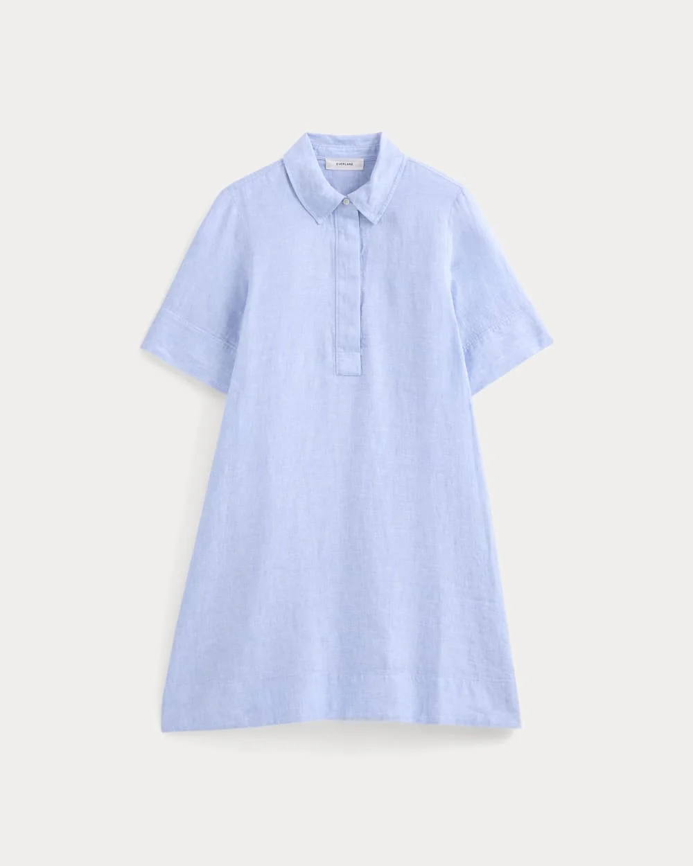 MINI POPOVER SHIRTDRESS IN LINEN - 1
