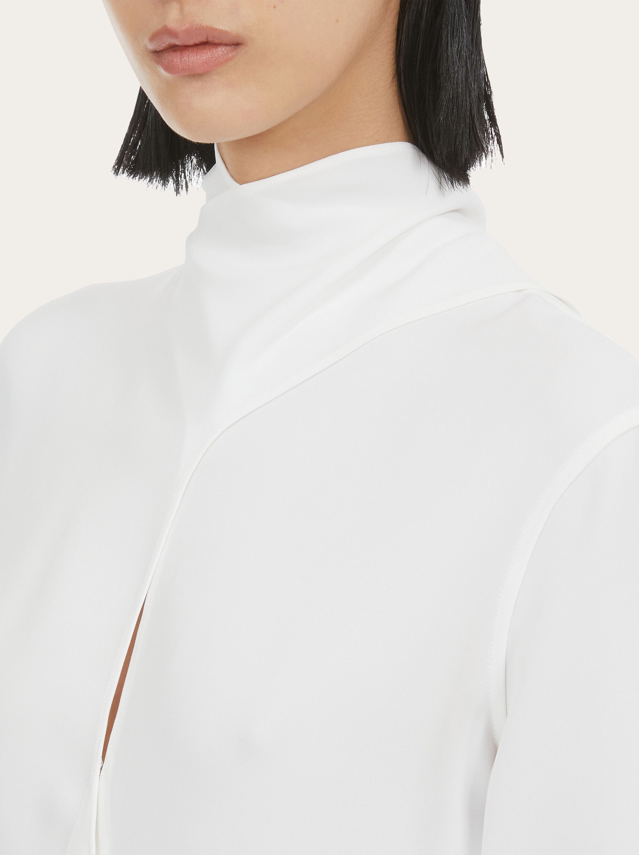 Sash collar shirt - 4