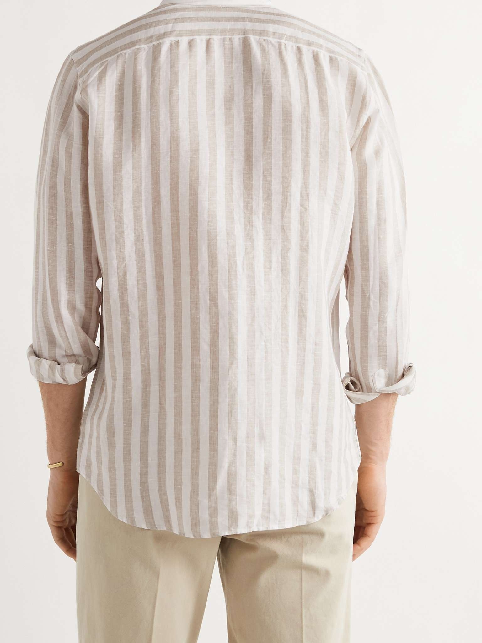 Striped Linen Shirt - 4