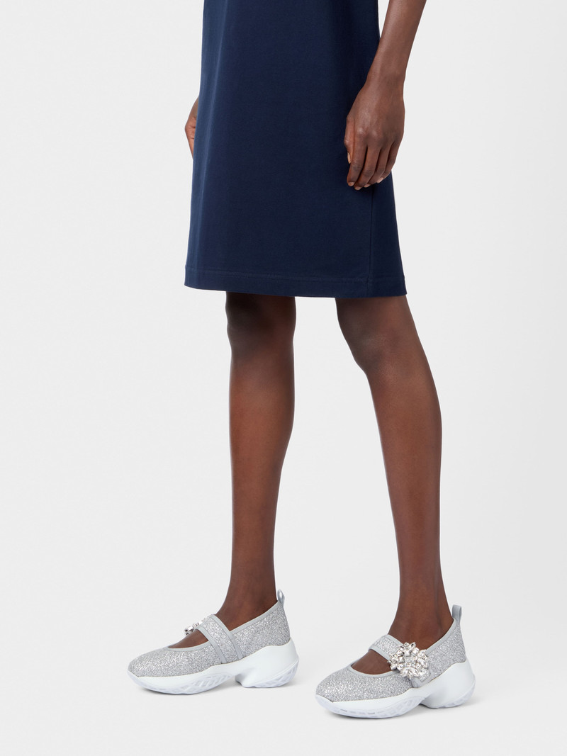Viv' Run Babies Sneakers in lurex 10