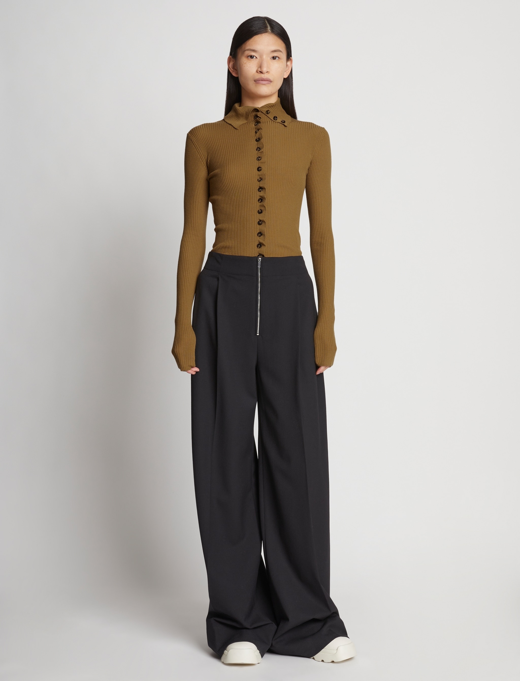 Eco Superfine Merino Button Down Sweater - 3