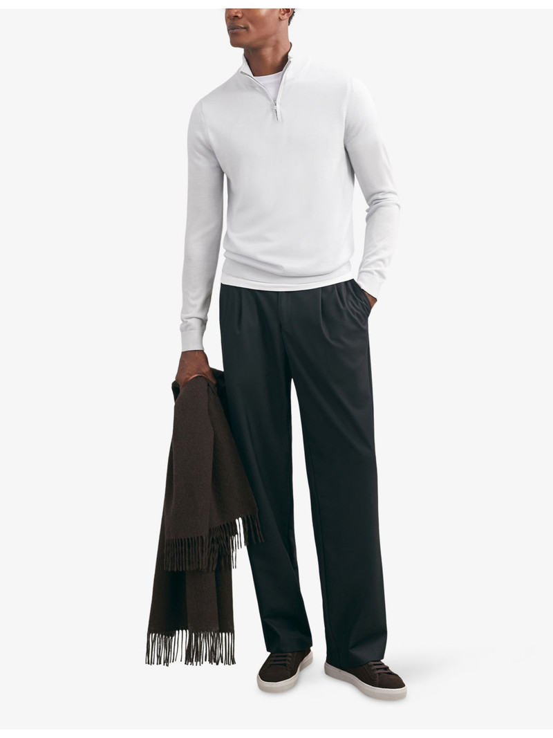 REISS Blackhall Half-Zip Wool Jumper outlook