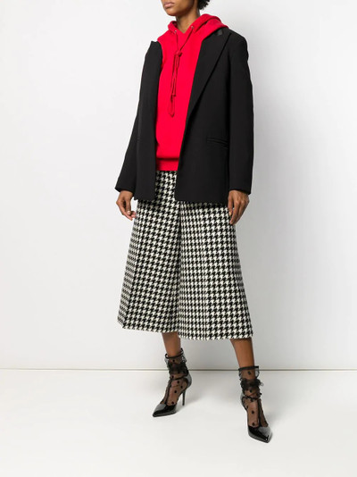 GUCCI houndstooth print cropped trousers outlook