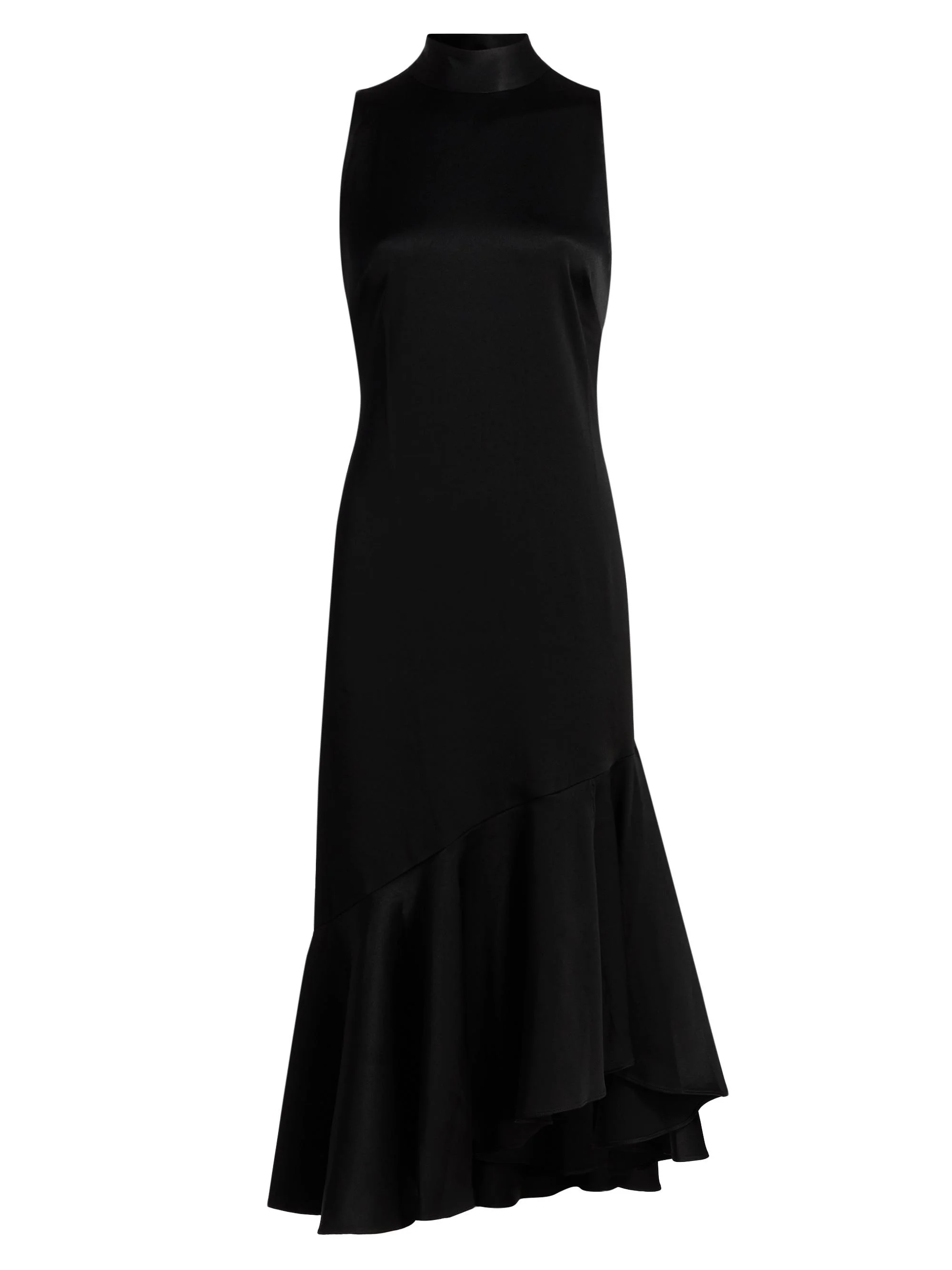 Women's Jenkins Asymmetric Cocktail Dress - Black - 1