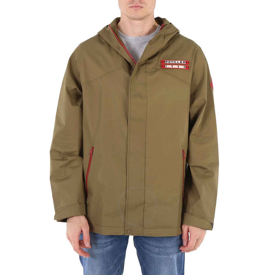 Moncler Men's Medium Green Bammu Hooded Jacket - 3