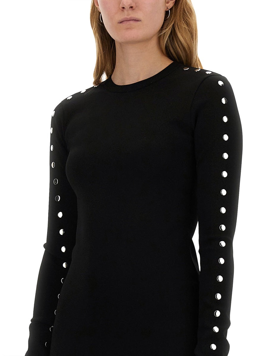 ワンピース STELLA MCCARTNEY MIDI DRESS WITH SLIT Stella McCartney Stella Mccartney Women Midi Dress With Slit