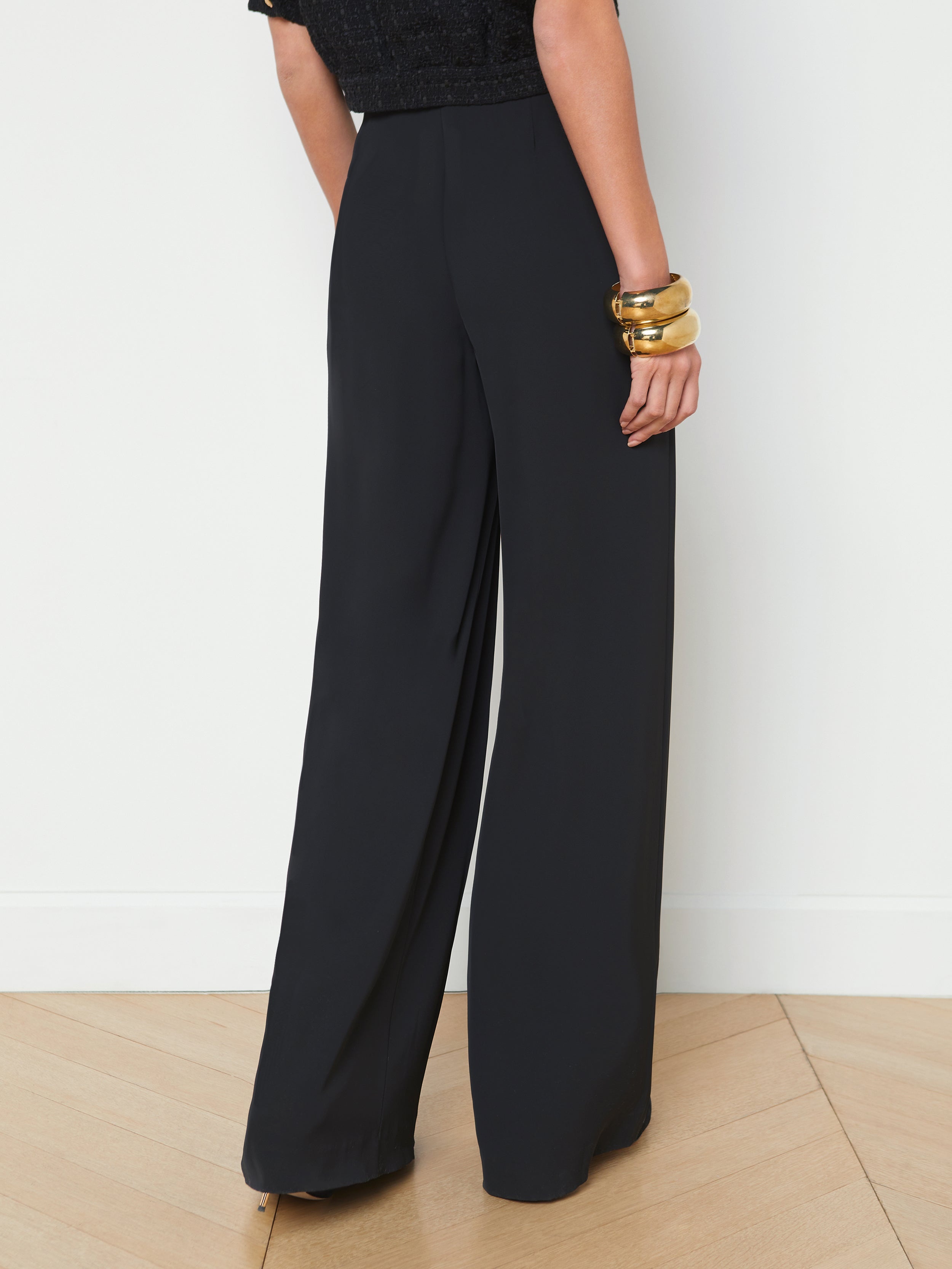 Nova Pleated Wide-Leg Pant - 5