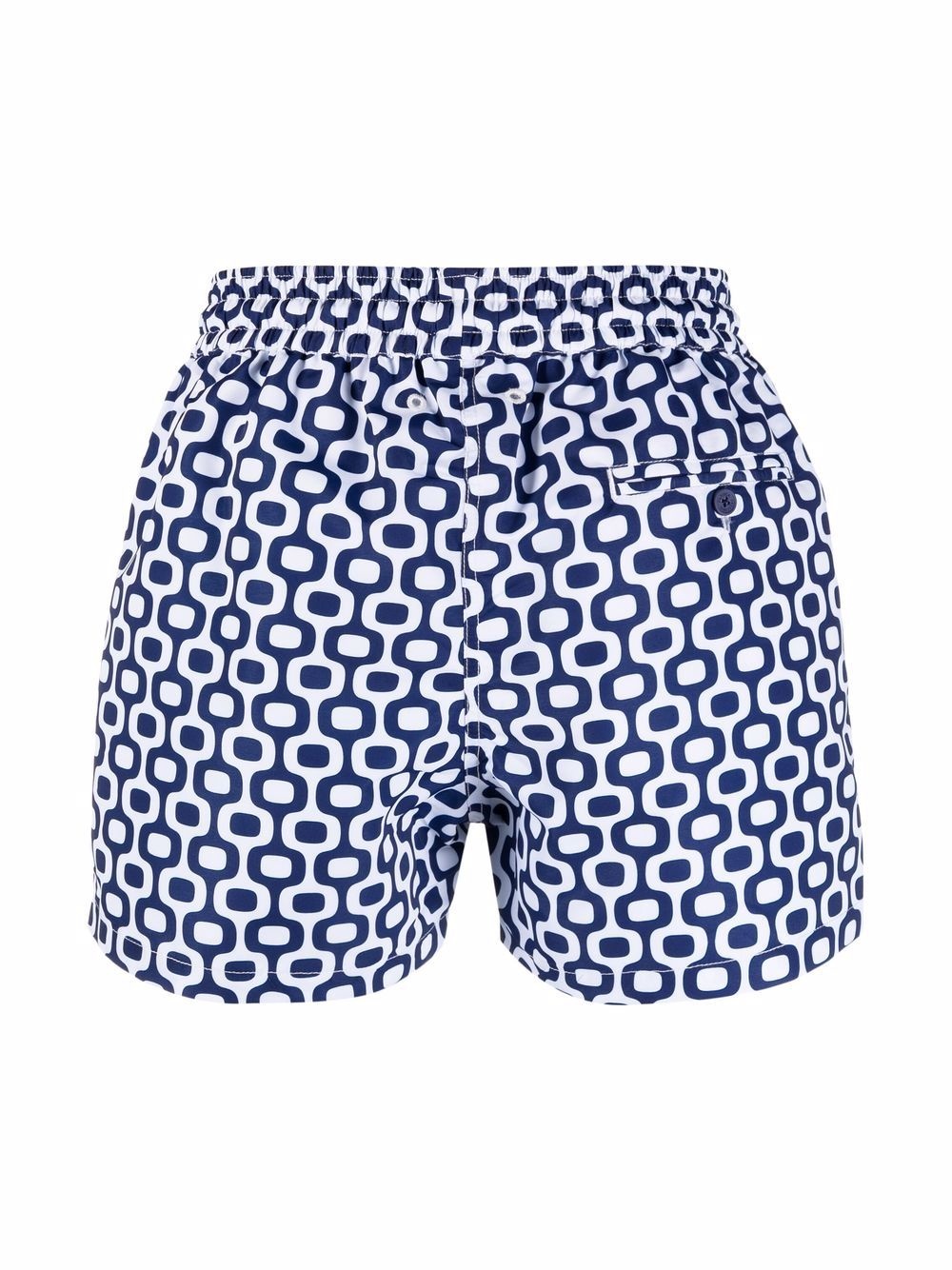 geometric-print swim shorts - 2