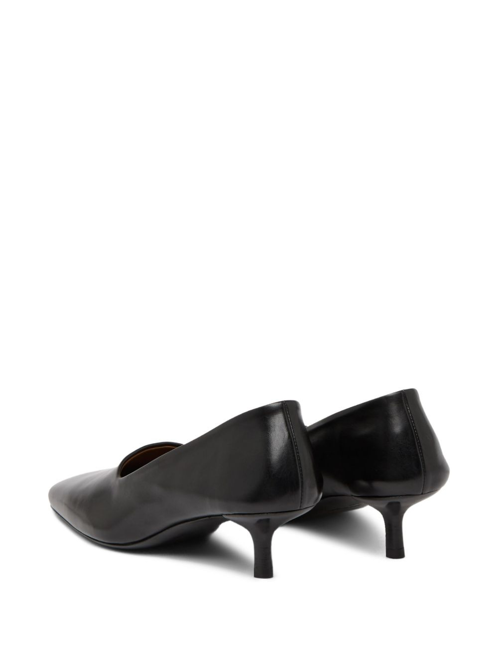 kitten-heel square-toe pumps - 3