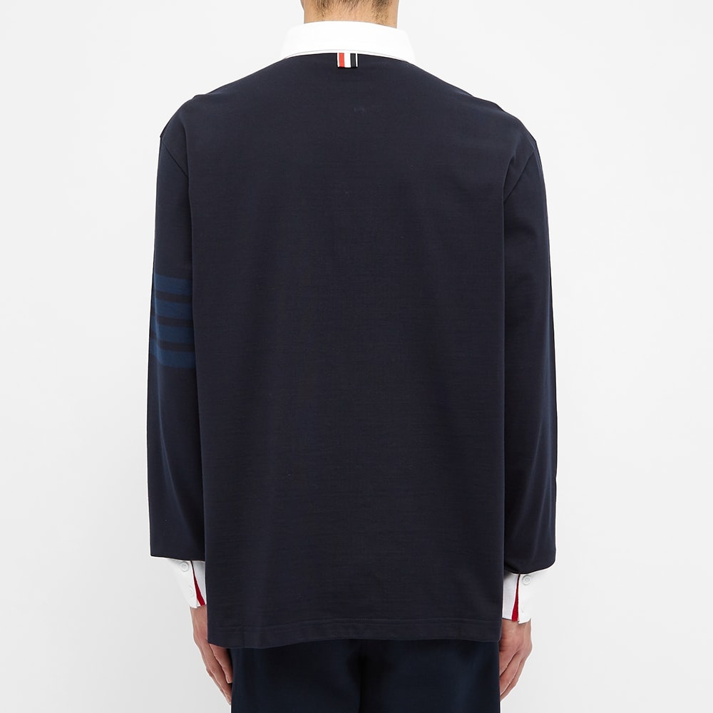 Thom Browne Four Bar Rugby Shirt - 5