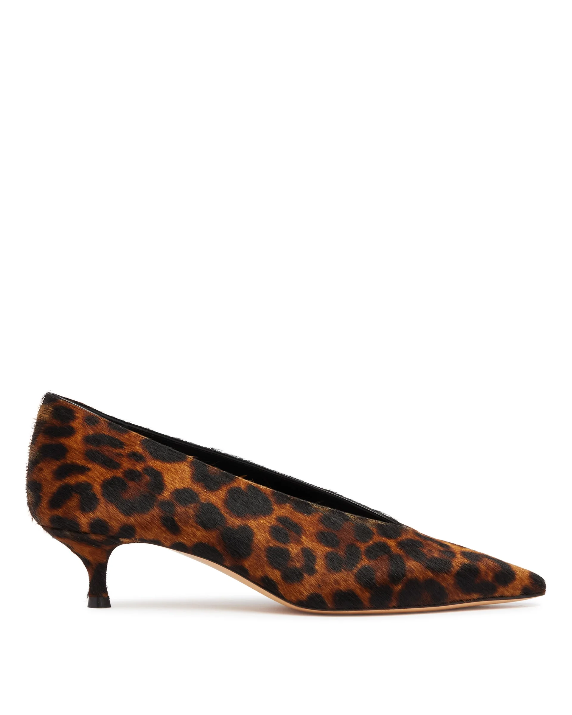 Animalier Babouche Kitten-Heel Pumps - 1