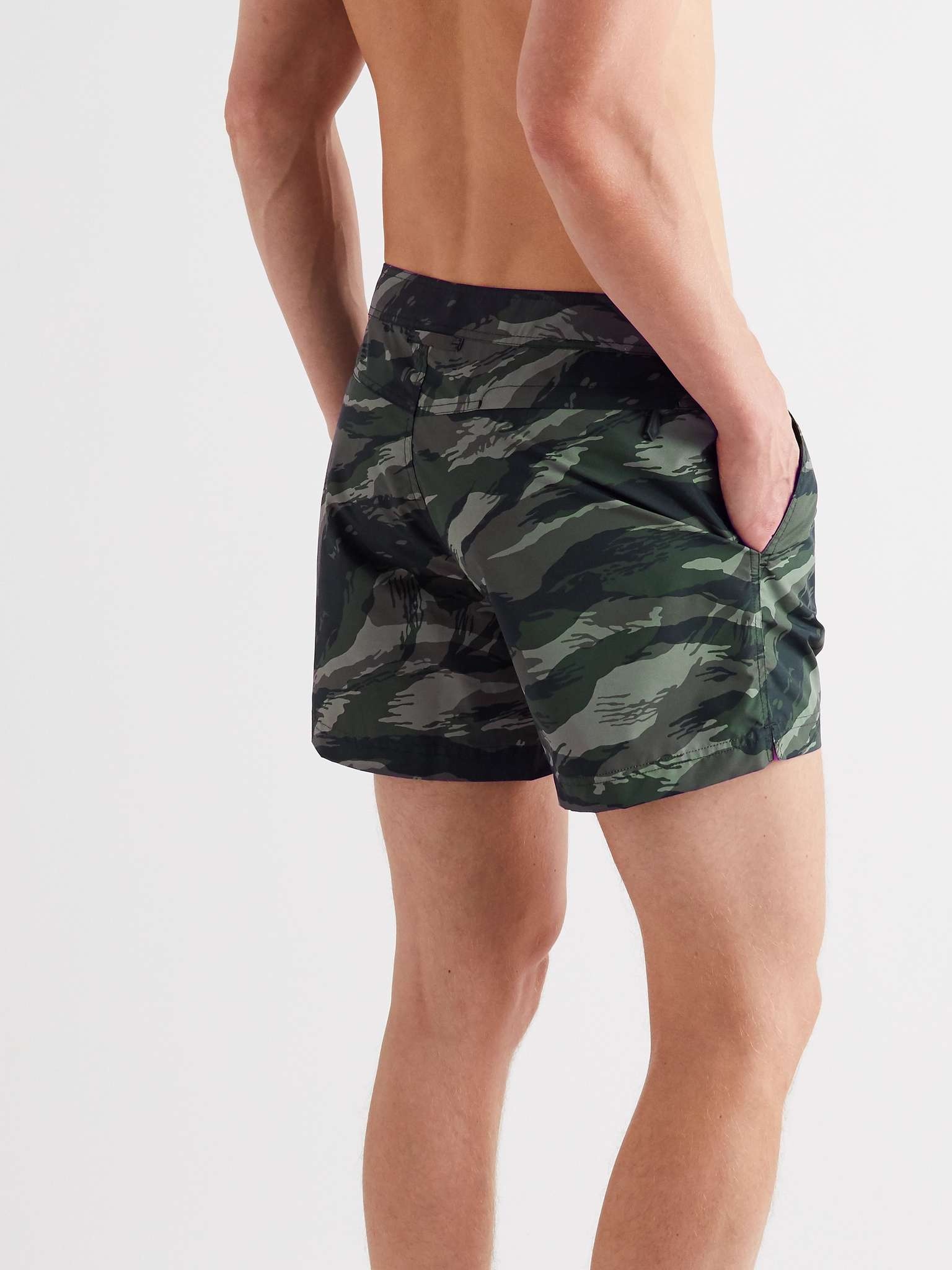 Slim-Fit Short-Length Camouflage-Print Swim Shorts - 3