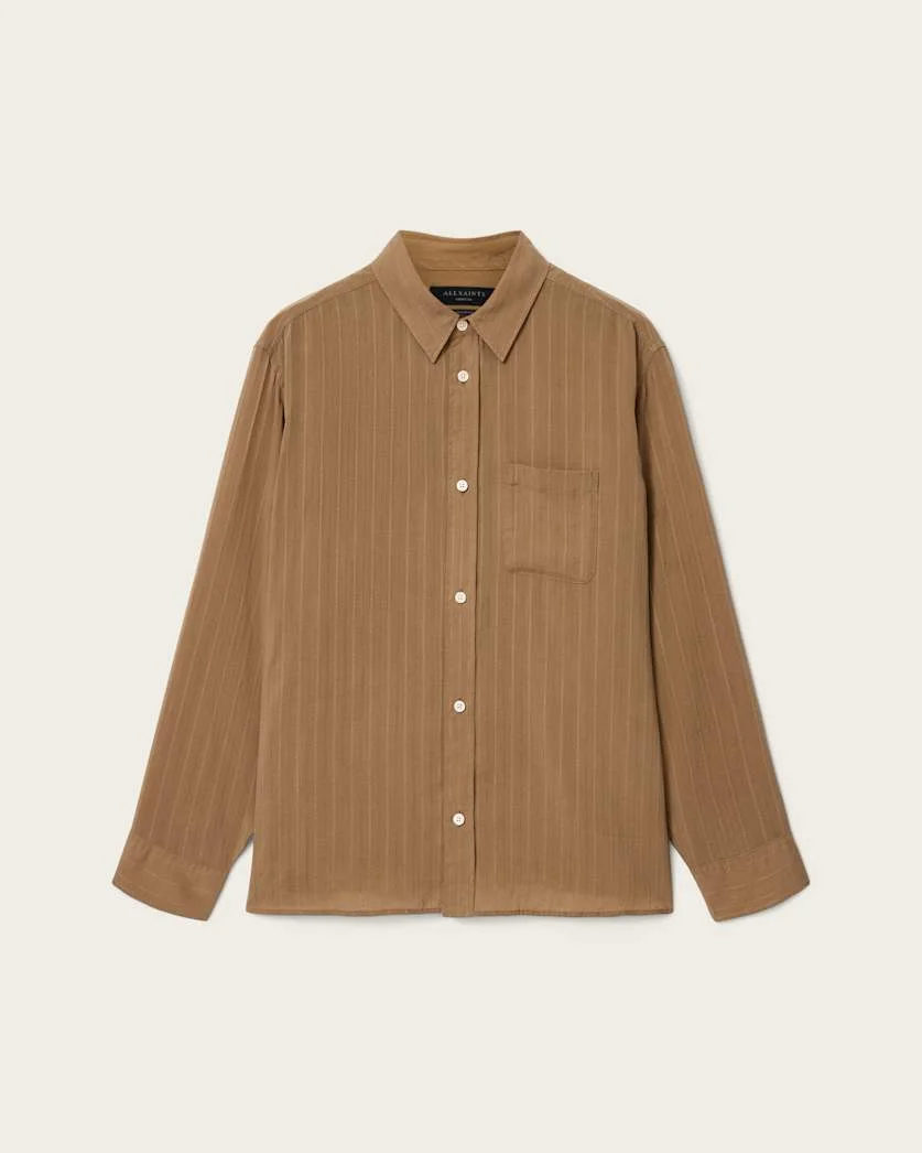 CARLYLE LONG SLEEVE OVERSIZED SHIRT - 1