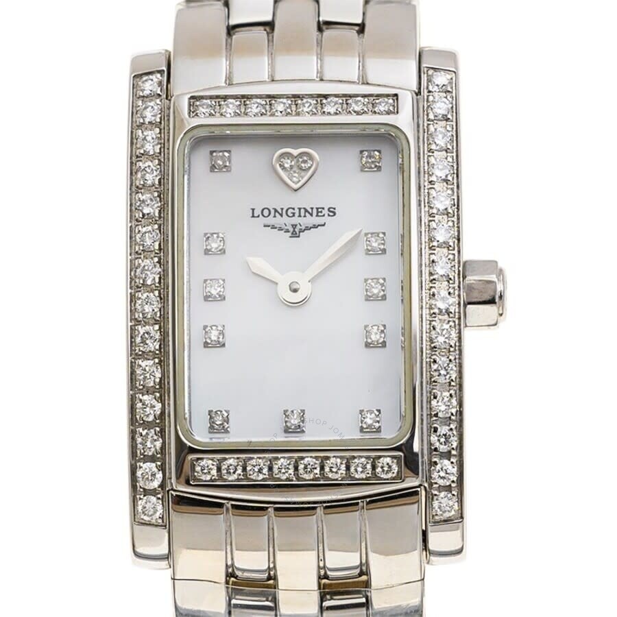 Longines Dolce Vita Quartz Diamond White Dial Ladies Watch L5.158.0.87.6 - 2