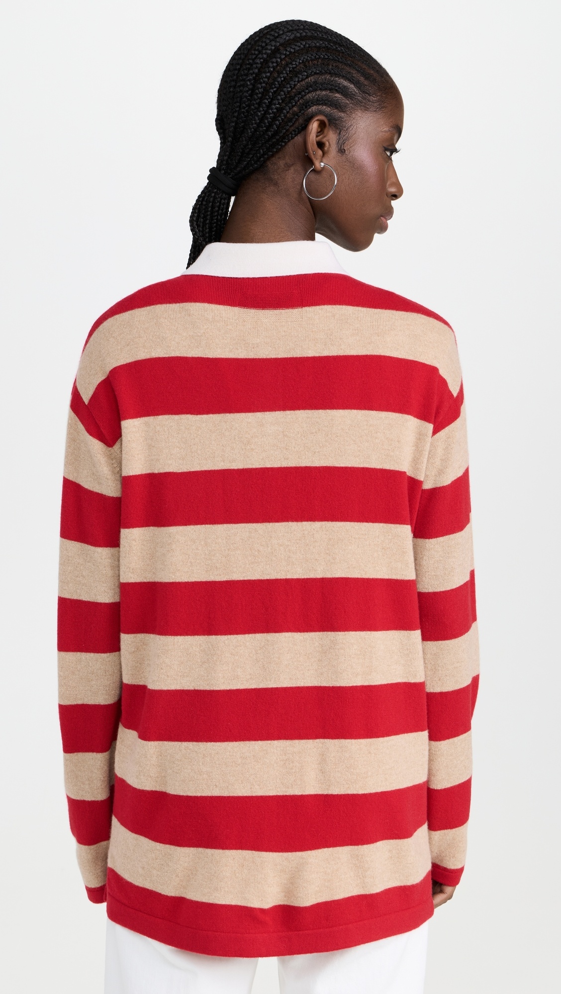 Striped Rugby Cashmere Sweater - 2