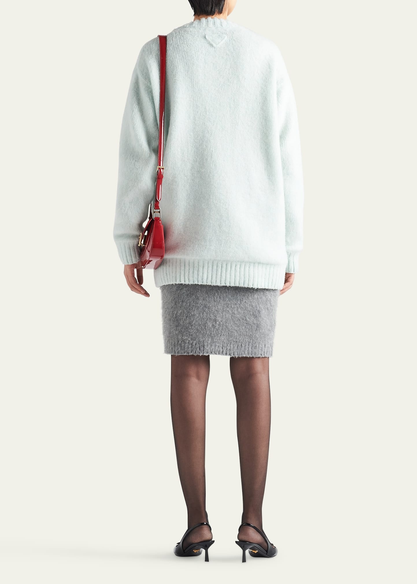 Pencil Cashmere Skirt - 3