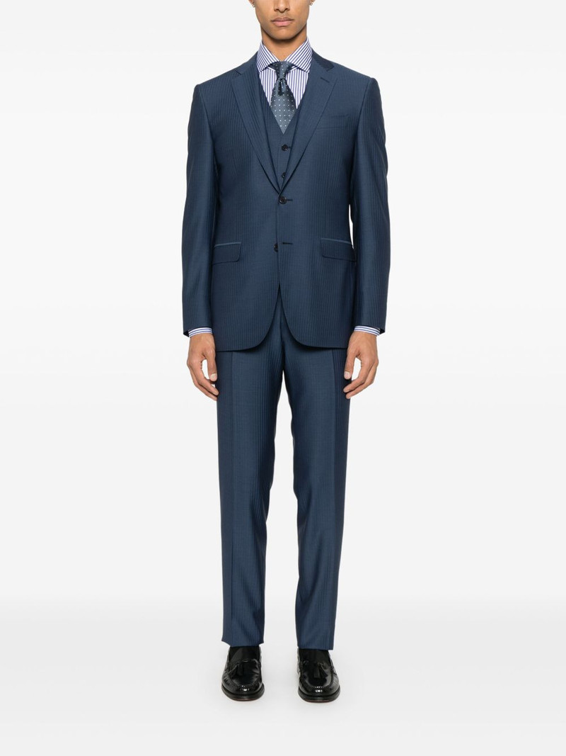 Canali herringbone suit (set of three) outlook