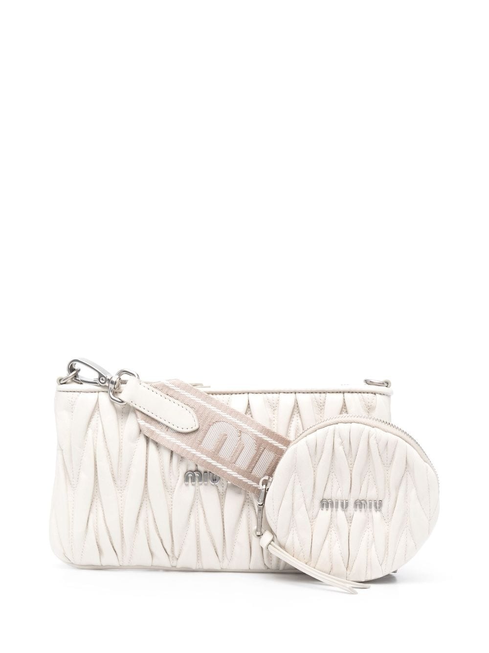 quilted matelassÃ© clutch bag - 1