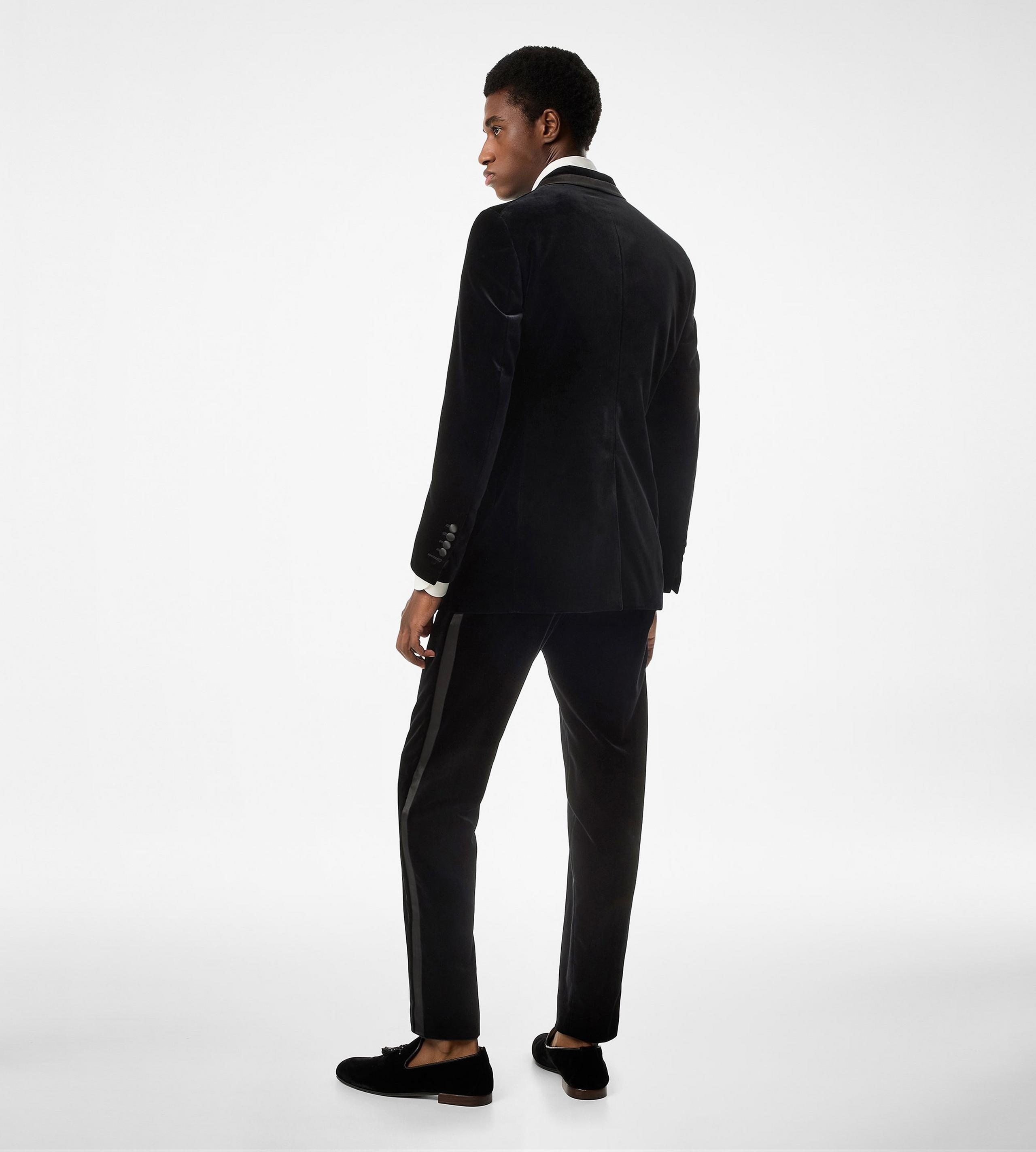 COMPACT LIGHT VELVET ATTICUS COCKTAIL JACKET - 3
