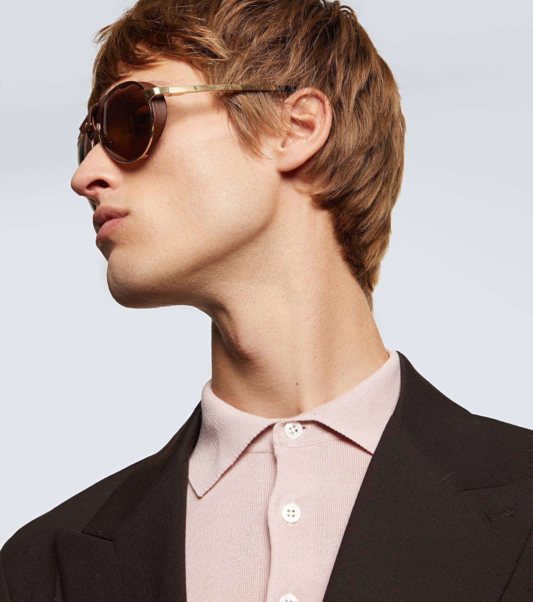 Santos De Cartier aviator sunglasses - 2