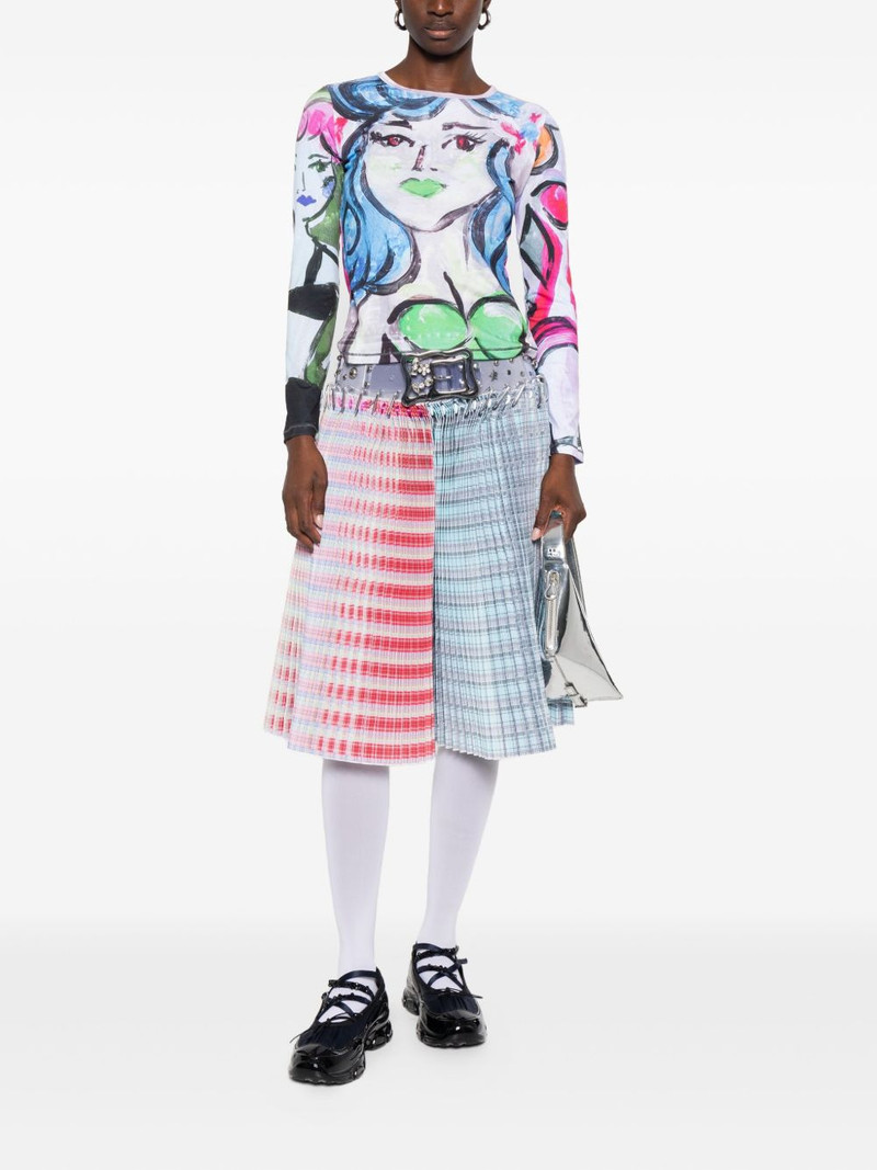 Chopova Lowena pleated carabiner skirt outlook