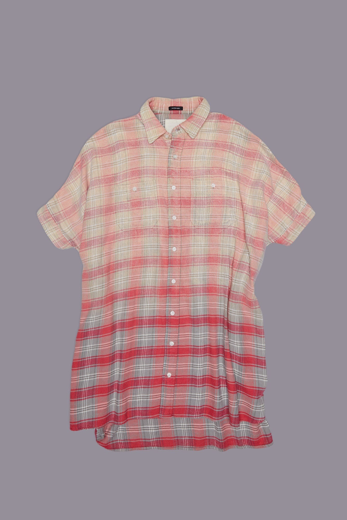 PLAID OVERSIZED BOXY SHIRTDRESS - 3