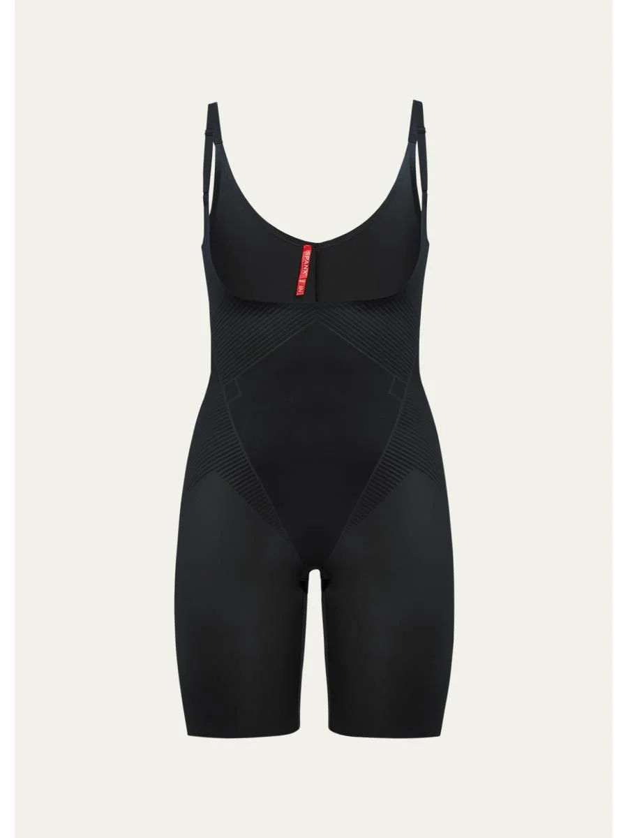 SPANXshape Invisible Open-Bust Mid-Thigh Bodysuit - 1