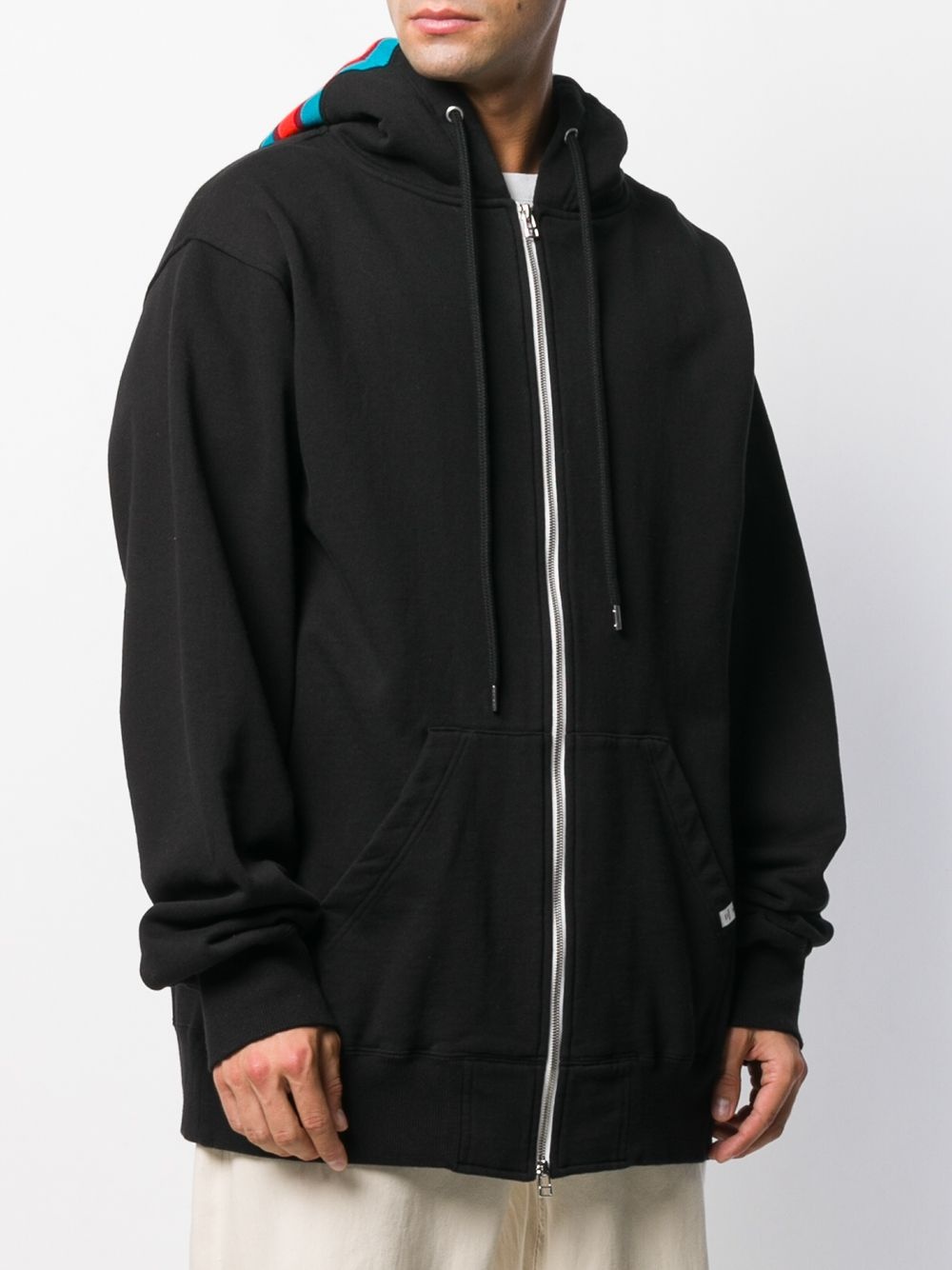 zip-up hooded jacket - 3