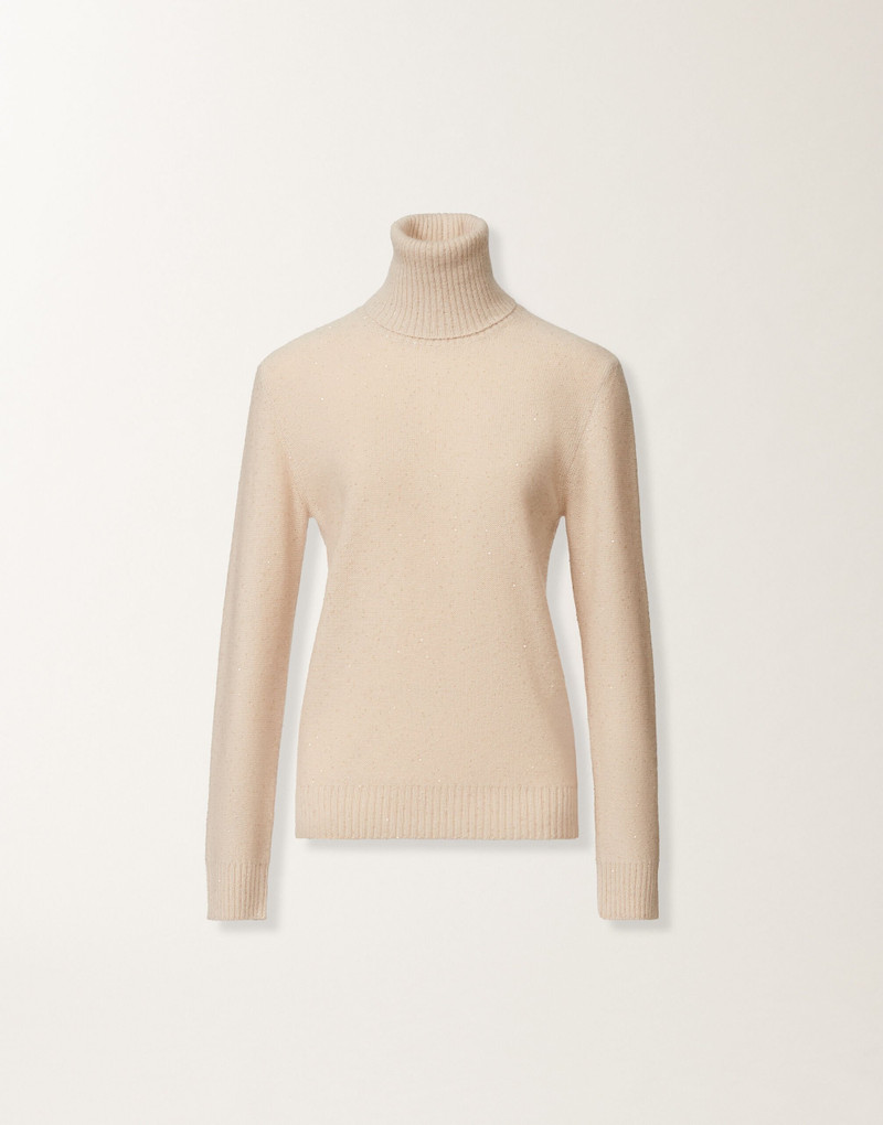Wool and silk sweater with sequins 1