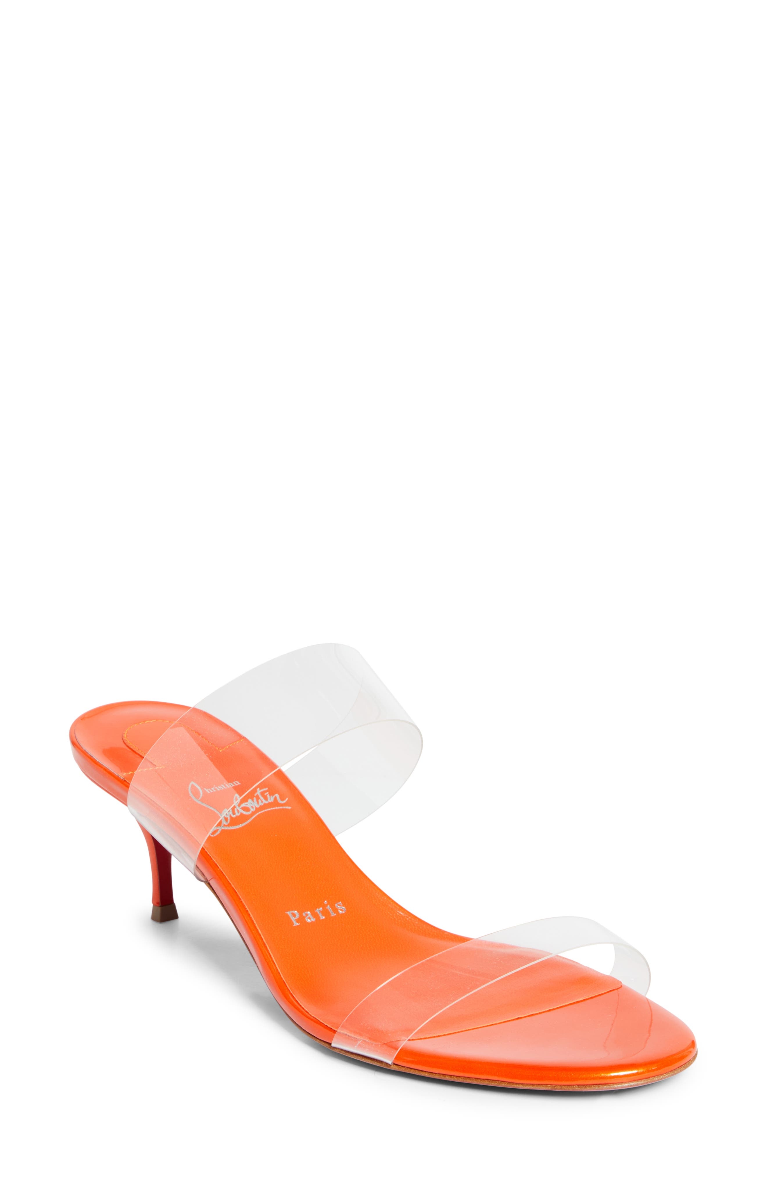 Christian Louboutin Just Nothing Sandal in Magma/Lin Magma at Nordstrom - 1