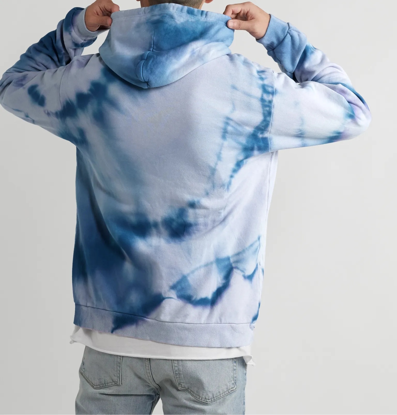 Beach Tie-Dyed Loopback Cotton-Jersey Hoodie - 4