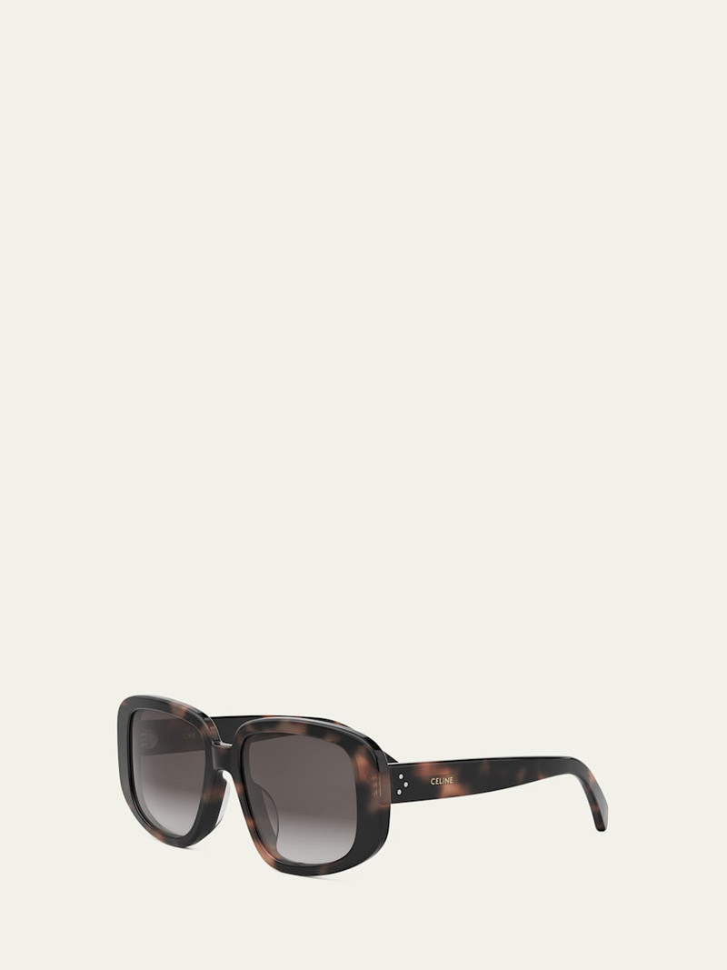 CELINE Bold 3 Dots Acetate Shield Sunglasses outlook