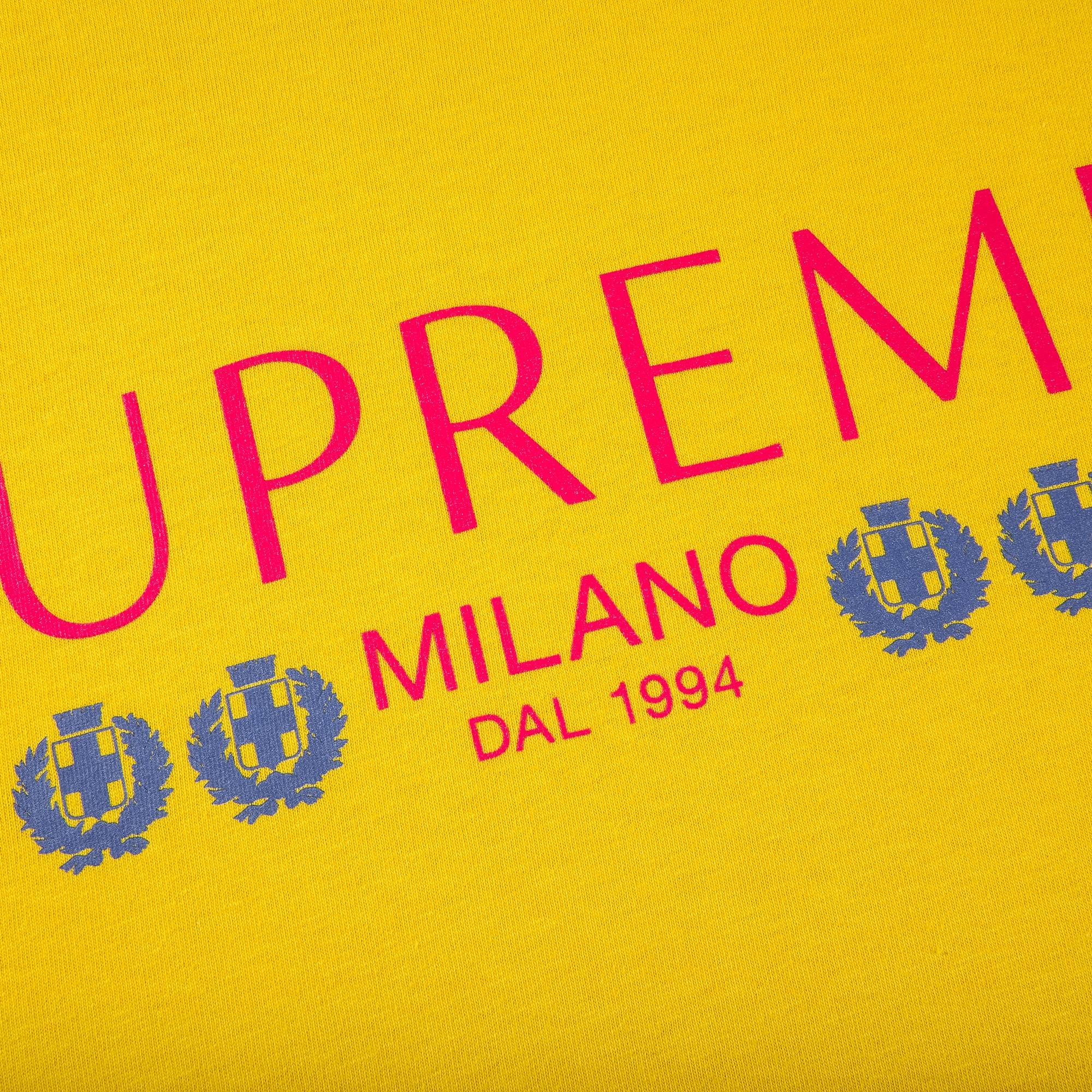 Supreme Milano Tee 'Yellow' - 2