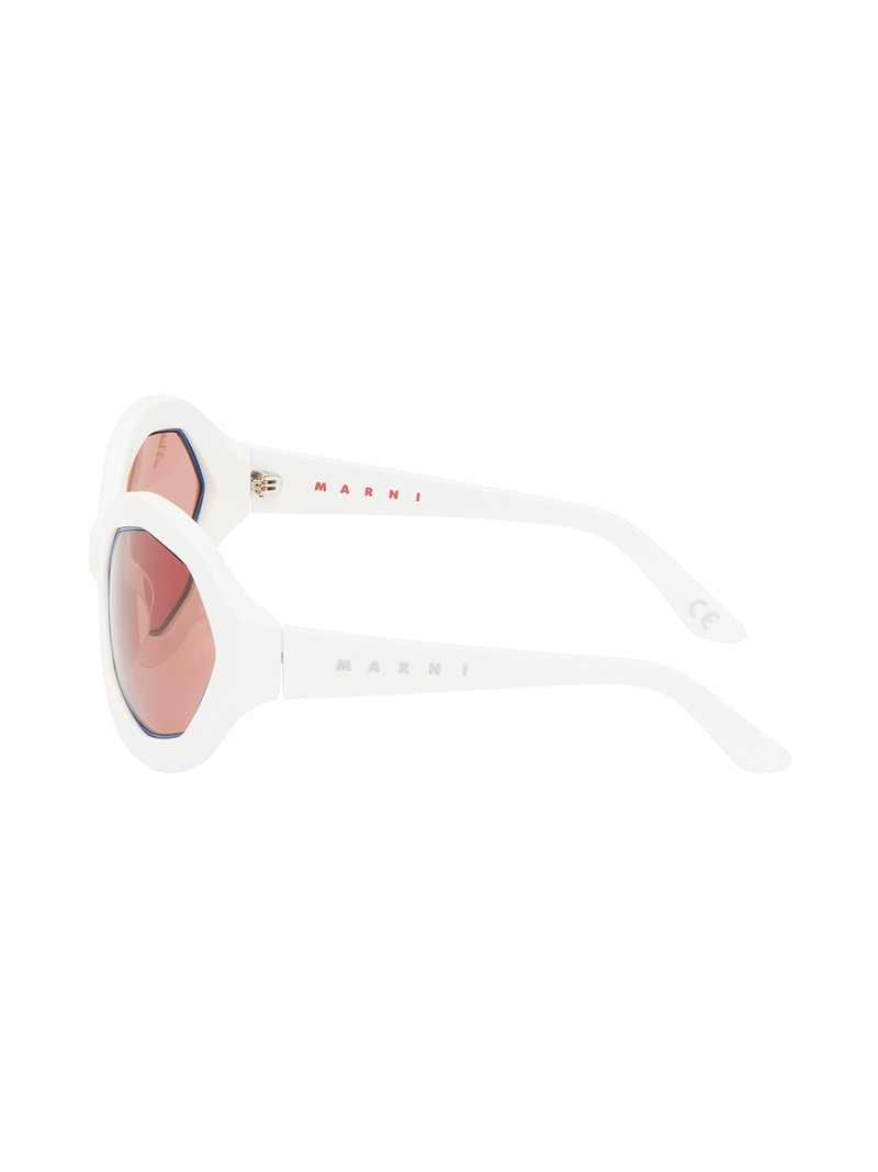 White RETROSUPERFUTURE Edition Cumulus Cloud Sunglasses 3