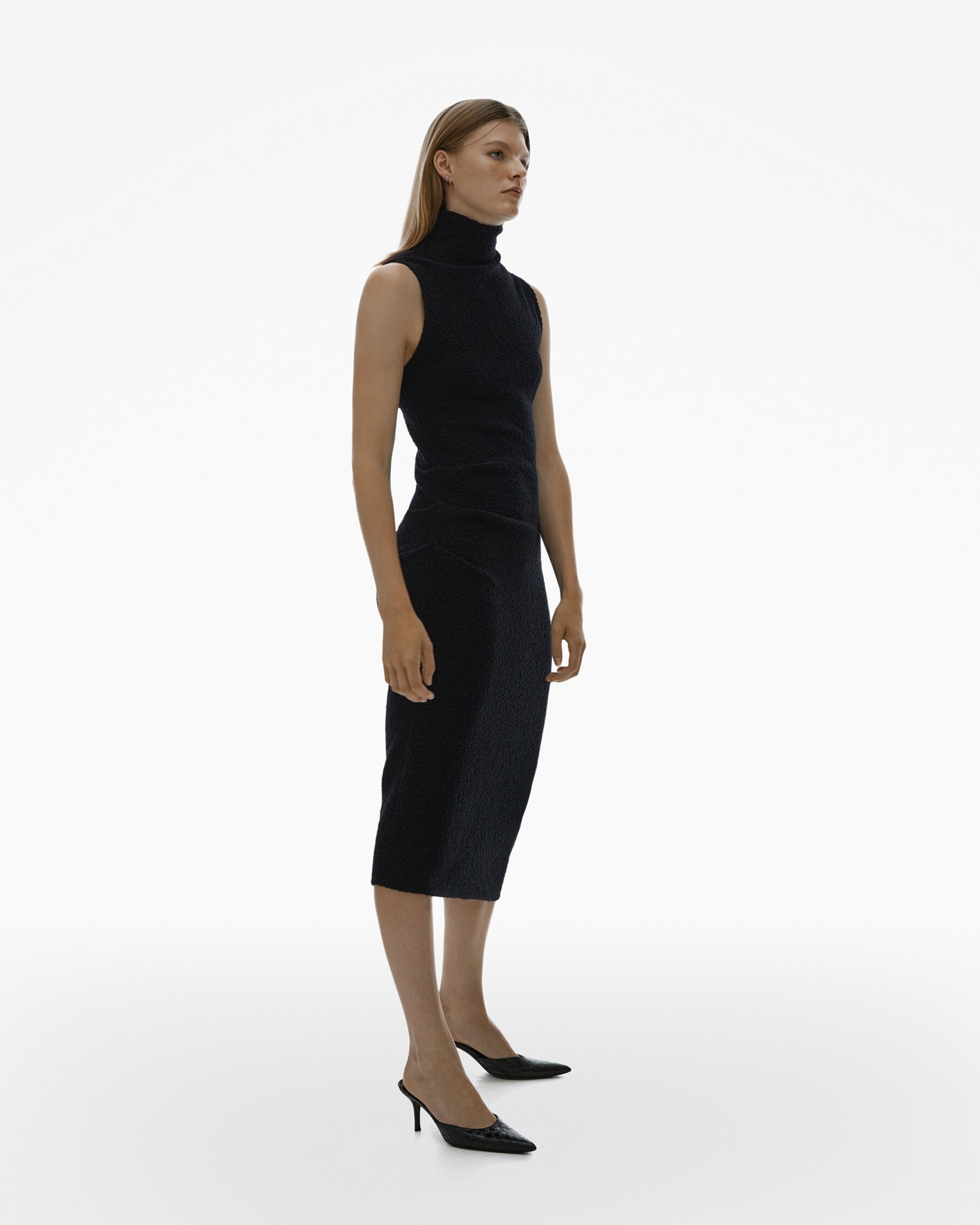 TURTLENECK SWEATER DRESS - 5