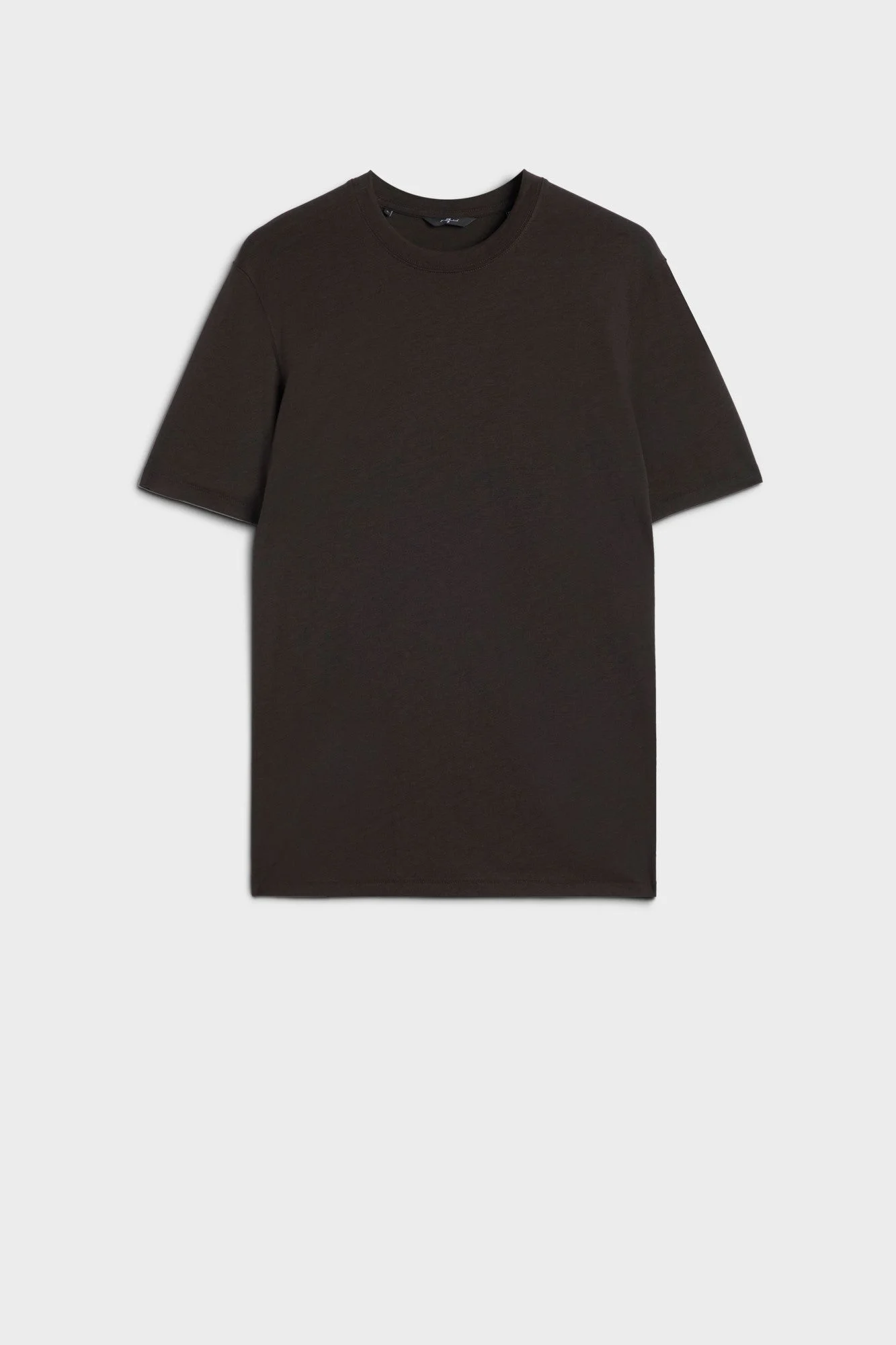 CREWNECK TEE in Lyocell Espresso - 1
