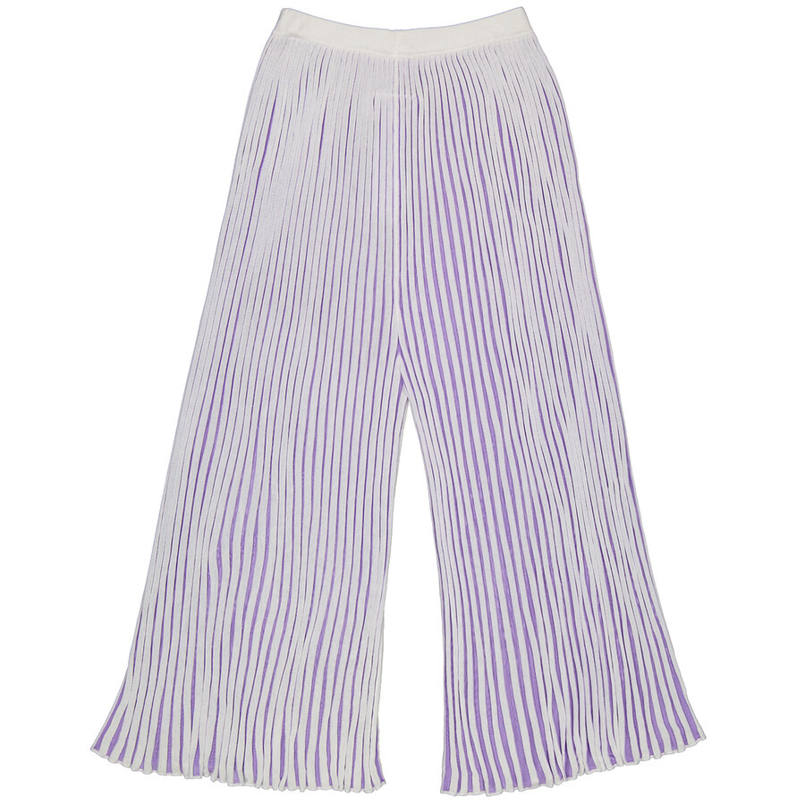 MM6 Maison Margiela Pleated Wide Leg Pants - 2