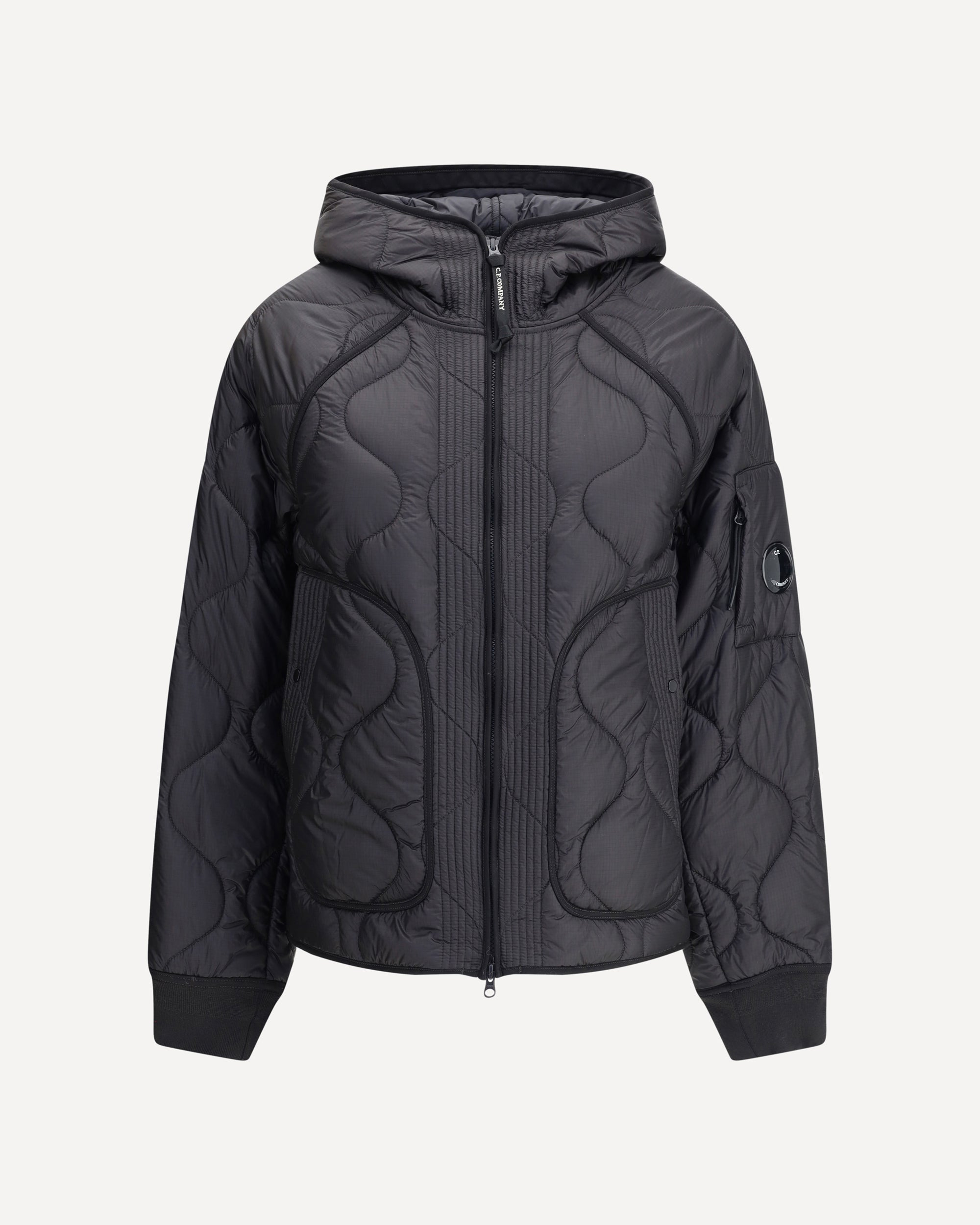 Quilted Down Jacket - 1